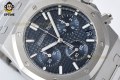 Royal Oak Chrono 26240ST 41mm APSF Blue/Stick on SS/SS Bracelet SH4401 Super Clone Royal Oak Chrono 26240ST 41mm APSF Blue/Stick on SS/SS Bracelet SH4401 Super Clone