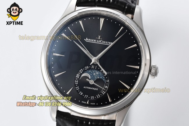 Master Ultra Thin Moon Phase 39mm APSF Black/Sticks on SS/LE Strap A925 Super Clone Master Ultra Thin Moon Phase 39mm APSF Black/Sticks on SS/LE Strap A925 Super Clone
