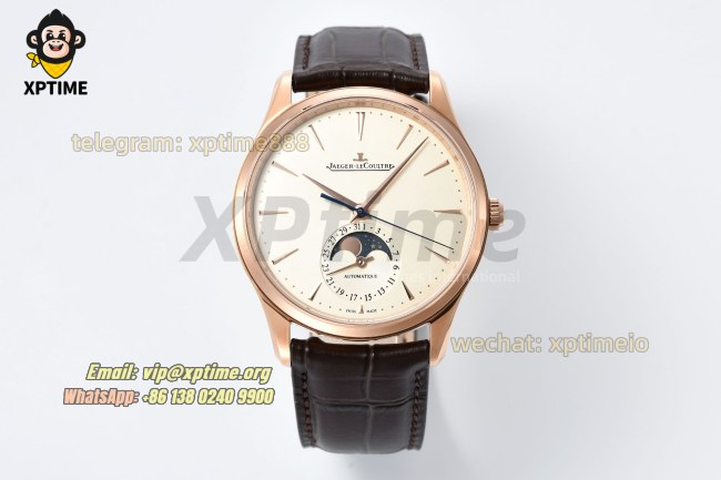 Master Ultra Thin Moon Phase 39mm APSF Beige/Sticks on RG/LE Strap A925 Super Clone Master Ultra Thin Moon Phase 39mm APSF Beige/Sticks on RG/LE Strap A925 Super Clone