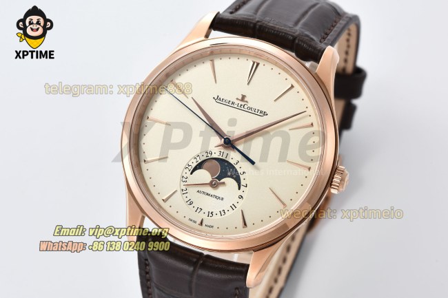 Master Ultra Thin Moon Phase 39mm APSF Beige/Sticks on RG/LE Strap A925 Super Clone Master Ultra Thin Moon Phase 39mm APSF Beige/Sticks on RG/LE Strap A925 Super Clone