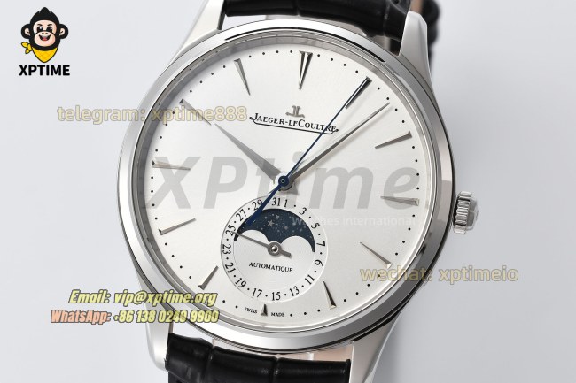 Master Ultra Thin Moon Phase 39mm APSF White/Sticks on SS/LE Strap A925 Super Clone Master Ultra Thin Moon Phase 39mm APSF White/Sticks on SS/LE Strap A925 Super Clone