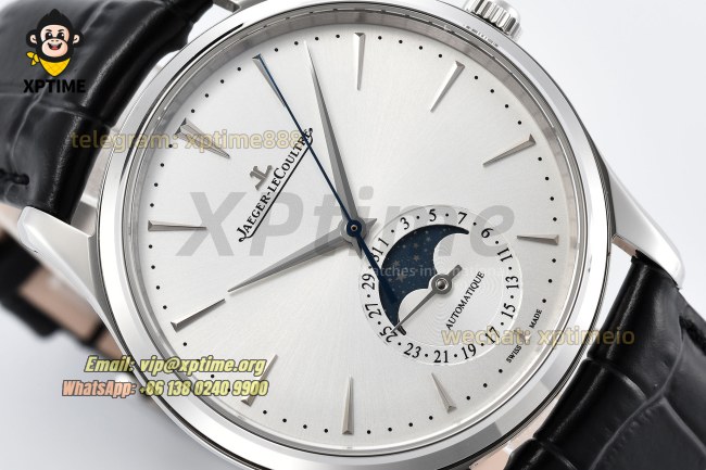 Master Ultra Thin Moon Phase 39mm APSF White/Sticks on SS/LE Strap A925 Super Clone Master Ultra Thin Moon Phase 39mm APSF White/Sticks on SS/LE Strap A925 Super Clone