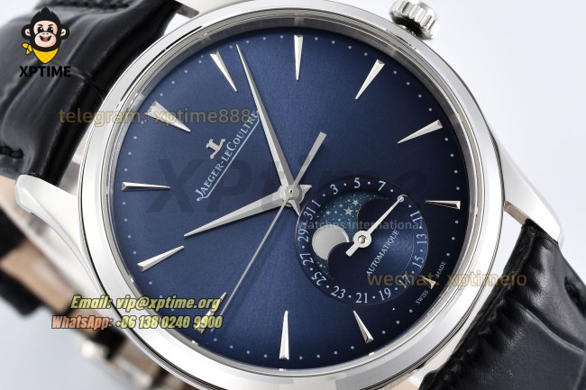 Master Ultra Thin Moon Phase 39mm APSF Blue/Sticks on SS/LE Strap A925 Super Clone Master Ultra Thin Moon Phase 39mm APSF Blue/Sticks on SS/LE Strap A925 Super Clone