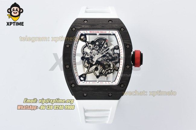 RM055 43mm APSF Sketelon White/Red on NTPT/RU Strap RMUL2 RM055 43mm APSF Sketelon White/Red on NTPT/RU Strap RMUL2