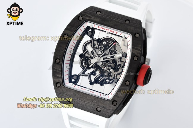 RM055 43mm APSF Sketelon White/Red on NTPT/RU Strap RMUL2 RM055 43mm APSF Sketelon White/Red on NTPT/RU Strap RMUL2