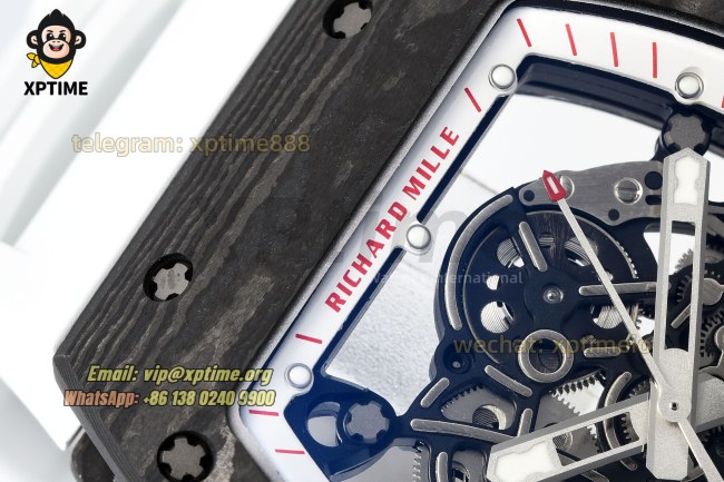 RM055 43mm APSF Sketelon White/Red on NTPT/RU Strap RMUL2 RM055 43mm APSF Sketelon White/Red on NTPT/RU Strap RMUL2