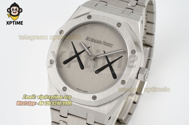 Royal Oak KAWS 41mm APSF XX Dial on SS Bracelet A4302 Super Clone Royal Oak KAWS 41mm APSF XX Dial on SS Bracelet A4302 Super Clone