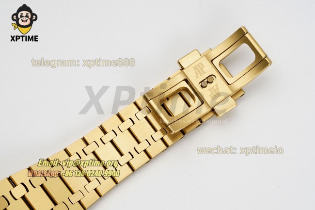 Royal Oak Chrono 26240BA Frosted 41mm APSF YG & Black/Stick on YG/YG Bracelet SH4401 Super Clone Royal Oak Chrono 26240BA Frosted 41mm APSF YG & Black/Stick on YG/YG Bracelet SH4401 Super Clone