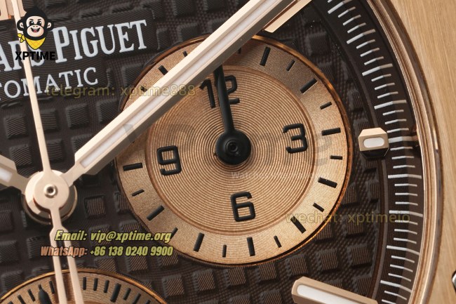 Royal Oak Chrono 26239OR 41mm APSF Brown/Stick on RG/RG Bracelet SH4401 Super Clone Royal Oak Chrono 26239OR 41mm APSF Brown/Stick on RG/RG Bracelet SH4401 Super Clone