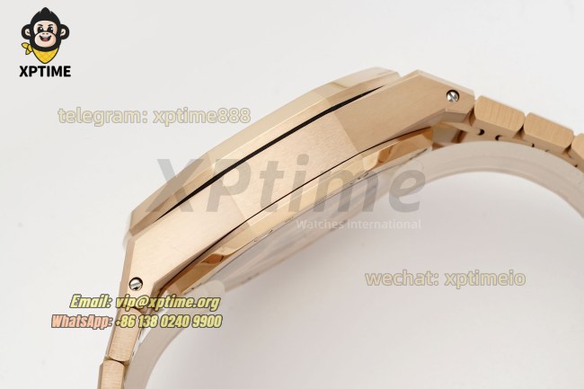 Royal Oak Chrono 26239OR 41mm APSF White/Stick on RG/RG Bracelet SH4401 Super Clone Royal Oak Chrono 26239OR 41mm APSF White/Stick on RG/RG Bracelet SH4401 Super Clone