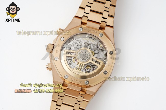 Royal Oak Chrono 26239OR 41mm APSF Black & RG/Stick on RG/RG Bracelet SH4401 Super Clone Royal Oak Chrono 26239OR 41mm APSF Black & RG/Stick on RG/RG Bracelet SH4401 Super Clone