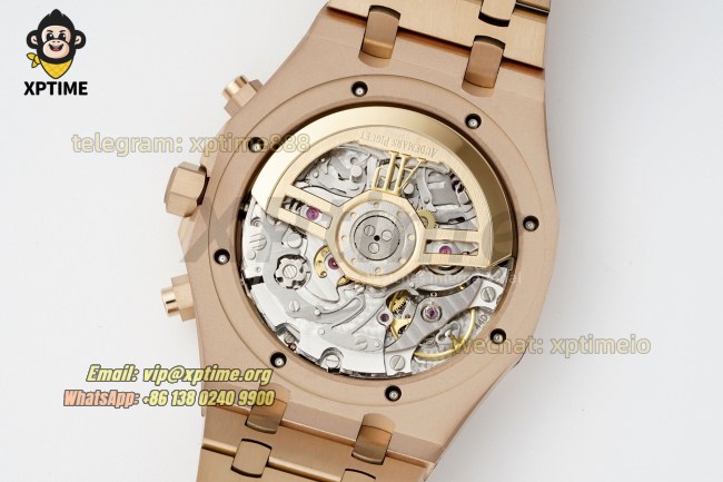Royal Oak Chrono 26239OR 41mm APSF Black & RG/Stick on RG/RG Bracelet SH4401 Super Clone Royal Oak Chrono 26239OR 41mm APSF Black & RG/Stick on RG/RG Bracelet SH4401 Super Clone