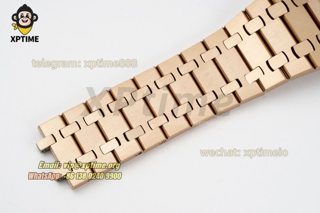 Royal Oak Chrono 26239OR 41mm APSF Brown/Stick on RG/RG Bracelet SH4401 Super Clone Royal Oak Chrono 26239OR 41mm APSF Brown/Stick on RG/RG Bracelet SH4401 Super Clone