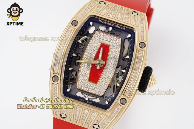 RM07-01 Ladies 31.5mm ZF RG Red/Damond Sketelon RG/RU Strap CRMA2 RM07-01 Ladies 31.5mm ZF RG Red/Damond Sketelon RG/RU Strap CRMA2
