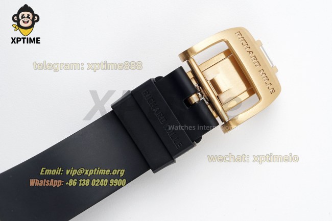 RM07-01 Ladies 31.5mm ZF RG Black/Damond Sketelon on RG/RU Strap CRMA2 RM07-01 Ladies 31.5mm ZF RG Black/Damond Sketelon on RG/RU Strap CRMA2