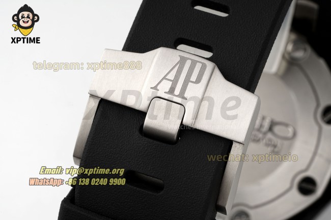 Royal Oak Diver 15707 42mm APSF Black/Stick on CE/RU Strap SA3120 Super Clone Royal Oak Diver 15707 42mm APSF Black/Stick on CE/RU Strap SA3120 Super Clone