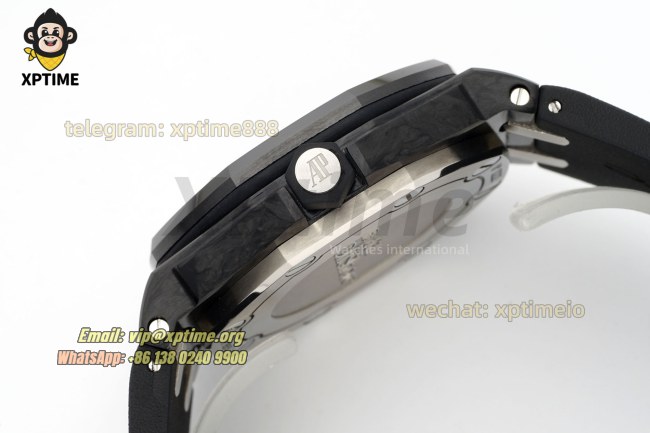 Royal Oak Diver 15707 42mm APSF Black/Stick on CE/RU Strap SA3120 Super Clone Royal Oak Diver 15707 42mm APSF Black/Stick on CE/RU Strap SA3120 Super Clone