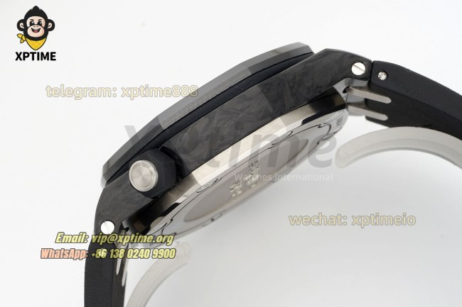 Royal Oak Diver 15707 42mm APSF Black/Stick on CE/RU Strap SA3120 Super Clone Royal Oak Diver 15707 42mm APSF Black/Stick on CE/RU Strap SA3120 Super Clone