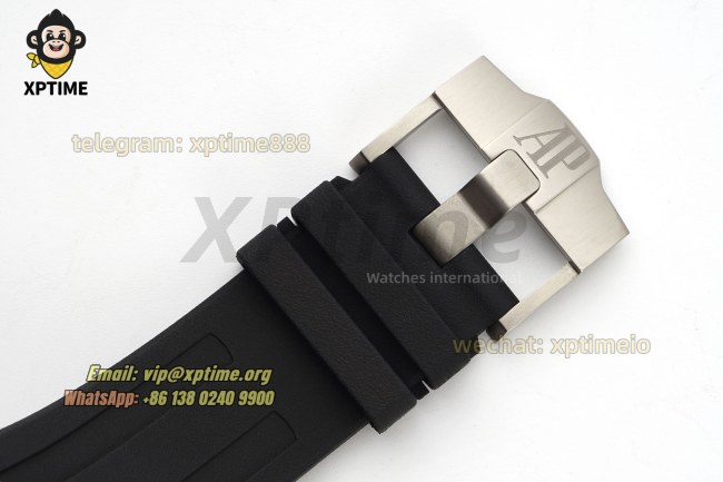 Royal Oak Diver 15707 42mm APSF Black/Stick on CE/RU Strap SA3120 Super Clone Royal Oak Diver 15707 42mm APSF Black/Stick on CE/RU Strap SA3120 Super Clone