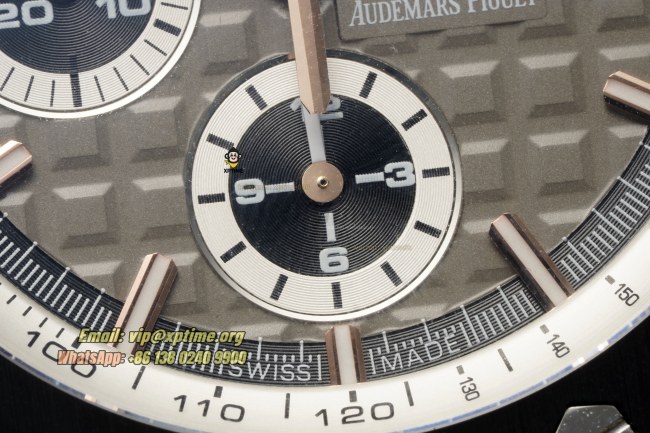 Royal Oak Offshore 26400SO 44mm APPF Gray & Black/Stick on RG/RU Bracelet A7750 Royal Oak Offshore 26400SO 44mm APPF Gray & Black/Stick on RG/RU Bracelet A7750