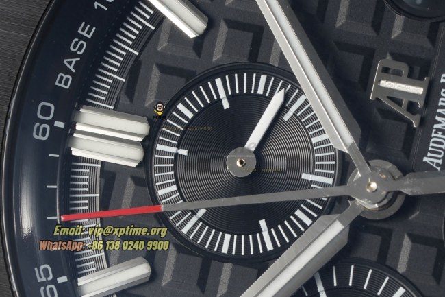 Royal Oak Offshore 26400SO 44mm APPF Black/Stick on SS/RU Bracelet A7750 Royal Oak Offshore 26400SO 44mm APPF Black/Stick on SS/RU Bracelet A7750