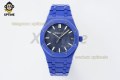 Royal Oak 15500 41mm APSF Blue/Stick on SS/CER Strap A4302 Super Clone Royal Oak 15500 41mm APSF Blue/Stick on SS/CER Strap A4302 Super Clone