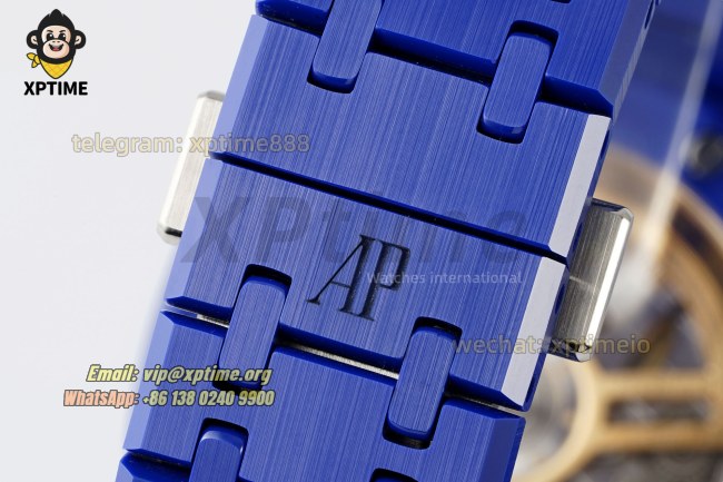 Royal Oak 15500 41mm APSF White/Stick on SS/CER Strap A4302 Super Clone Royal Oak 15500 41mm APSF White/Stick on SS/CER Strap A4302 Super Clone