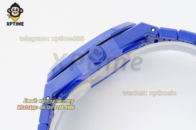Royal Oak 15500 41mm APSF White/Stick on SS/CER Strap A4302 Super Clone Royal Oak 15500 41mm APSF White/Stick on SS/CER Strap A4302 Super Clone