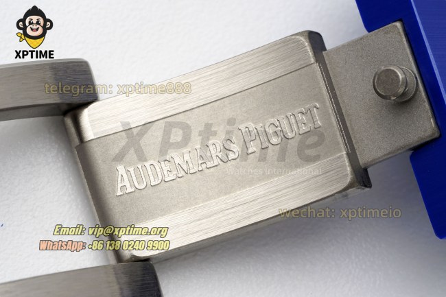 Royal Oak 15500 41mm APSF Blue/Stick on SS/CER Strap A4302 Super Clone Royal Oak 15500 41mm APSF Blue/Stick on SS/CER Strap A4302 Super Clone