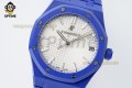 Royal Oak 15500 41mm APSF White/Stick on SS/CER Strap A4302 Super Clone Royal Oak 15500 41mm APSF White/Stick on SS/CER Strap A4302 Super Clone