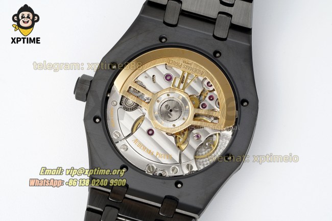 Royal Oak 15500 41mm APSF Black/Stick on SS/CER Strap A4302 Super Clone Royal Oak 15500 41mm APSF Black/Stick on SS/CER Strap A4302 Super Clone