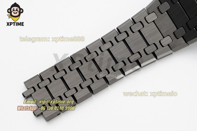 Royal Oak 15500 41mm APSF Black/Stick on SS/CER Strap A4302 Super Clone Royal Oak 15500 41mm APSF Black/Stick on SS/CER Strap A4302 Super Clone