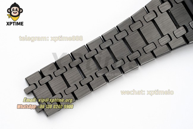 Royal Oak 15500 41mm APSF Black/Stick on SS/CER Strap A4302 Super Clone Royal Oak 15500 41mm APSF Black/Stick on SS/CER Strap A4302 Super Clone