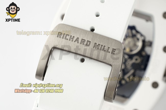 RM055 43mm APSF Sketelon/Blue on White CER/RU Strap RMUL2 RM055 43mm APSF Sketelon/Blue on White CER/RU Strap RMUL2