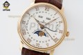 Villeret Complications 40mm APSF White/Roma/Numeral on RG/LE Strap A6654 Villeret Complications 40mm APSF White/Roma/Numeral on RG/LE Strap A6654