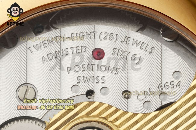 Villeret Complications 40mm APSF White/Roma/Numeral on RG/LE Strap A6654 Villeret Complications 40mm APSF White/Roma/Numeral on RG/LE Strap A6654