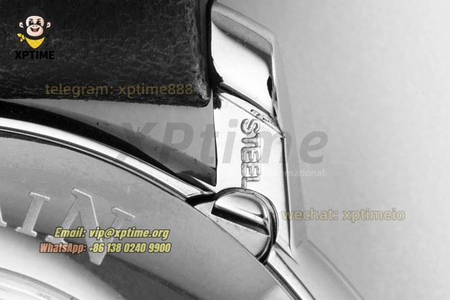 Villeret Complications 40mm APSF White/Roma/Numeral on SS/LE Strap A6654 Villeret Complications 40mm APSF White/Roma/Numeral on SS/LE Strap A6654