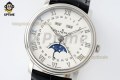 Villeret Complications 40mm APSF White/Roma/Numeral on SS/LE Strap A6654 Villeret Complications 40mm APSF White/Roma/Numeral on SS/LE Strap A6654