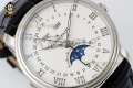 Villeret Complications 40mm APSF White/Roma/Numeral on SS/LE Strap A6654 Villeret Complications 40mm APSF White/Roma/Numeral on SS/LE Strap A6654