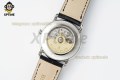 Villeret Complications 40mm APSF White/Roma/Numeral on SS/LE Strap A6654 Villeret Complications 40mm APSF White/Roma/Numeral on SS/LE Strap A6654