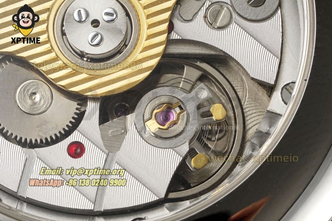 Villeret Complications 40mm APSF White/Roma/Numeral on SS/LE Strap A6654 Villeret Complications 40mm APSF White/Roma/Numeral on SS/LE Strap A6654