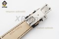 Villeret Complications 40mm APSF White/Roma/Numeral on SS/LE Strap A6654 Villeret Complications 40mm APSF White/Roma/Numeral on SS/LE Strap A6654