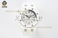 Royal Oak Diver 15707 42mm APSF White/Stick on CE/RU Strap SA3120 Super Clone Royal Oak Diver 15707 42mm APSF White/Stick on CE/RU Strap SA3120 Super Clone