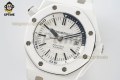 Royal Oak Diver 15707 42mm APSF White/Stick on CE/RU Strap SA3120 Super Clone Royal Oak Diver 15707 42mm APSF White/Stick on CE/RU Strap SA3120 Super Clone