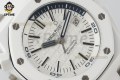 Royal Oak Diver 15707 42mm APSF White/Stick on CE/RU Strap SA3120 Super Clone Royal Oak Diver 15707 42mm APSF White/Stick on CE/RU Strap SA3120 Super Clone