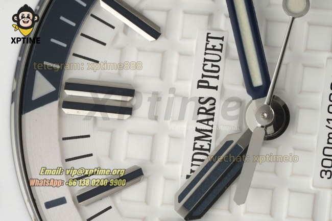 Royal Oak Diver 15707 42mm APSF White/Stick on CE/RU Strap SA3120 Super Clone Royal Oak Diver 15707 42mm APSF White/Stick on CE/RU Strap SA3120 Super Clone