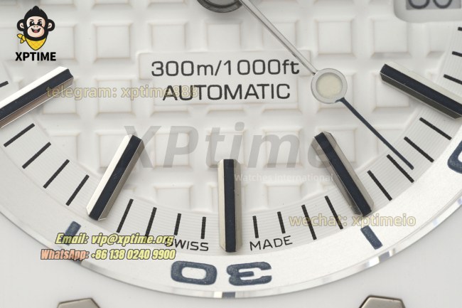 Royal Oak Diver 15707 42mm APSF White/Stick on CE/RU Strap SA3120 Super Clone Royal Oak Diver 15707 42mm APSF White/Stick on CE/RU Strap SA3120 Super Clone