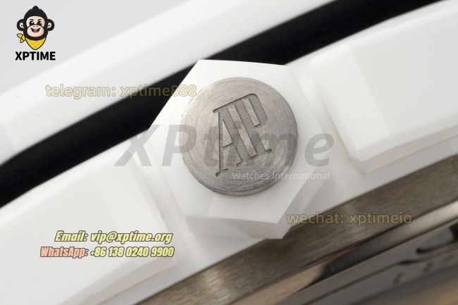 Royal Oak Diver 15707 42mm APSF White/Stick on CE/RU Strap SA3120 Super Clone Royal Oak Diver 15707 42mm APSF White/Stick on CE/RU Strap SA3120 Super Clone