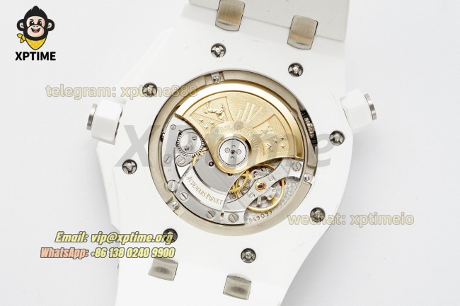 Royal Oak Diver 15707 42mm APSF White/Stick on CE/RU Strap SA3120 Super Clone Royal Oak Diver 15707 42mm APSF White/Stick on CE/RU Strap SA3120 Super Clone