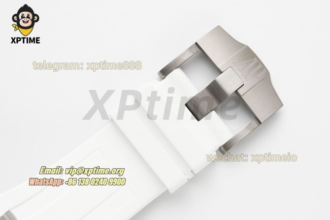 Royal Oak Diver 15707 42mm APSF White/Stick on CE/RU Strap SA3120 Super Clone Royal Oak Diver 15707 42mm APSF White/Stick on CE/RU Strap SA3120 Super Clone